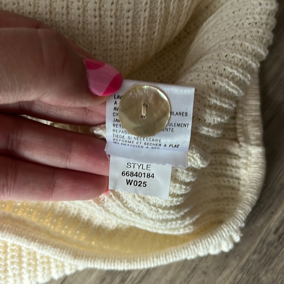 NWT Cotton Knit Top - Picture 6 of 7